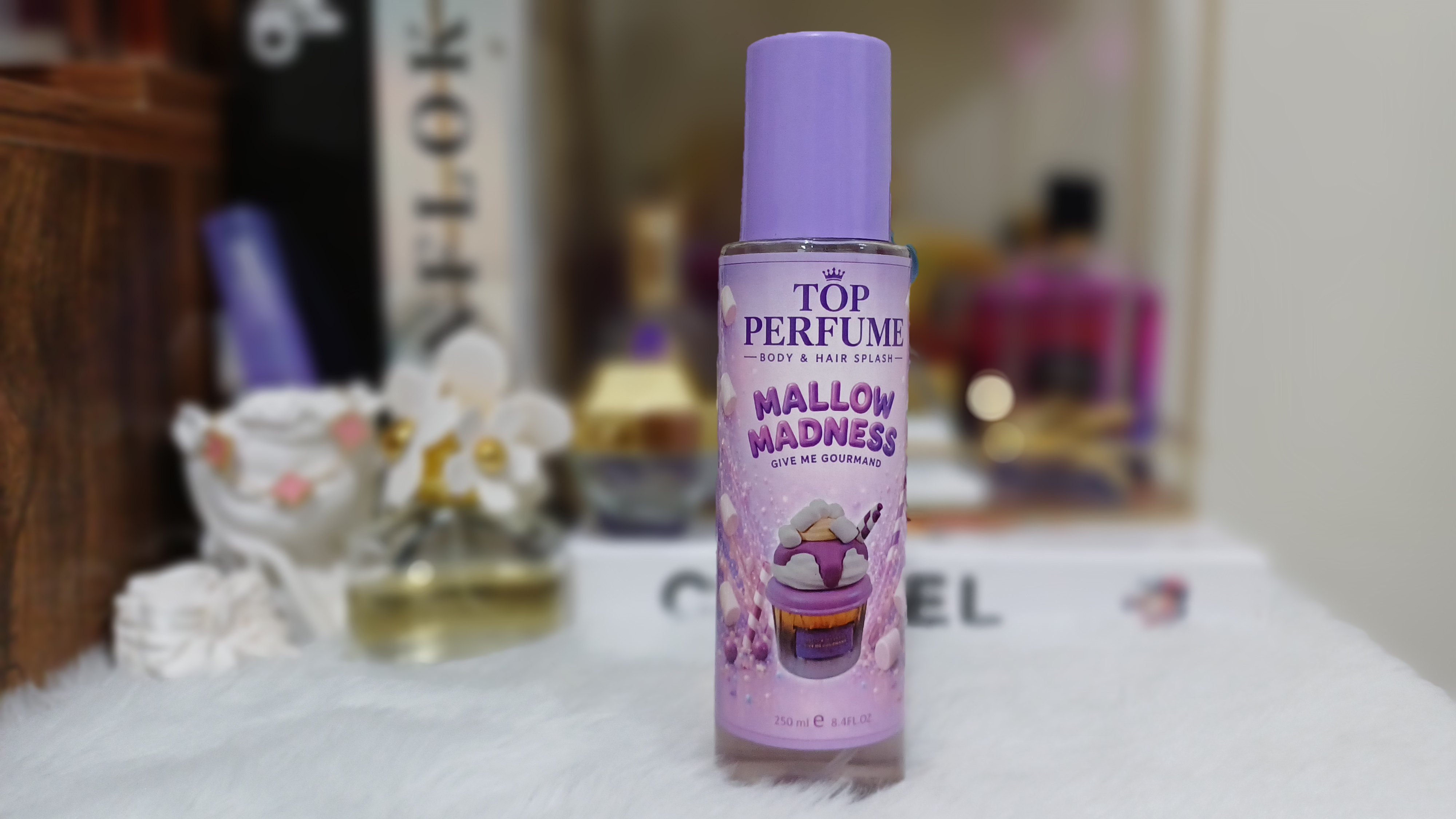 بادی اسپلش زنانه Mallow Madnessحجم ۲۵۰میل تاپ پرفیوم