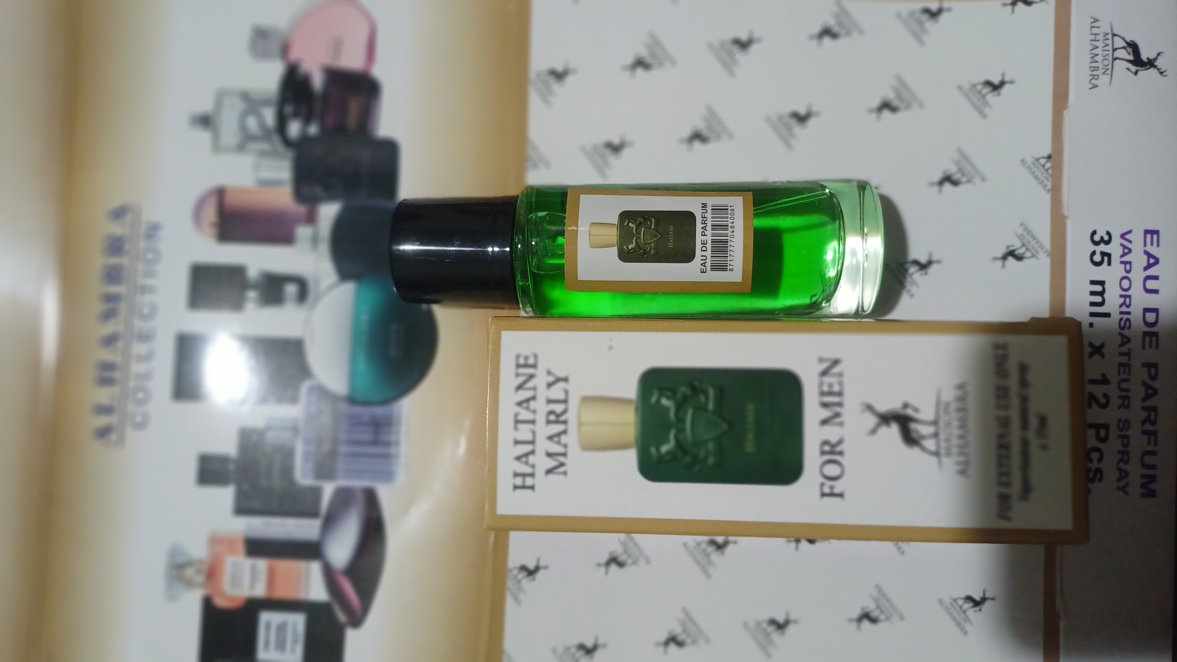 ادکلن ۳۵میل استوانه ایی الحمبرا هالتان