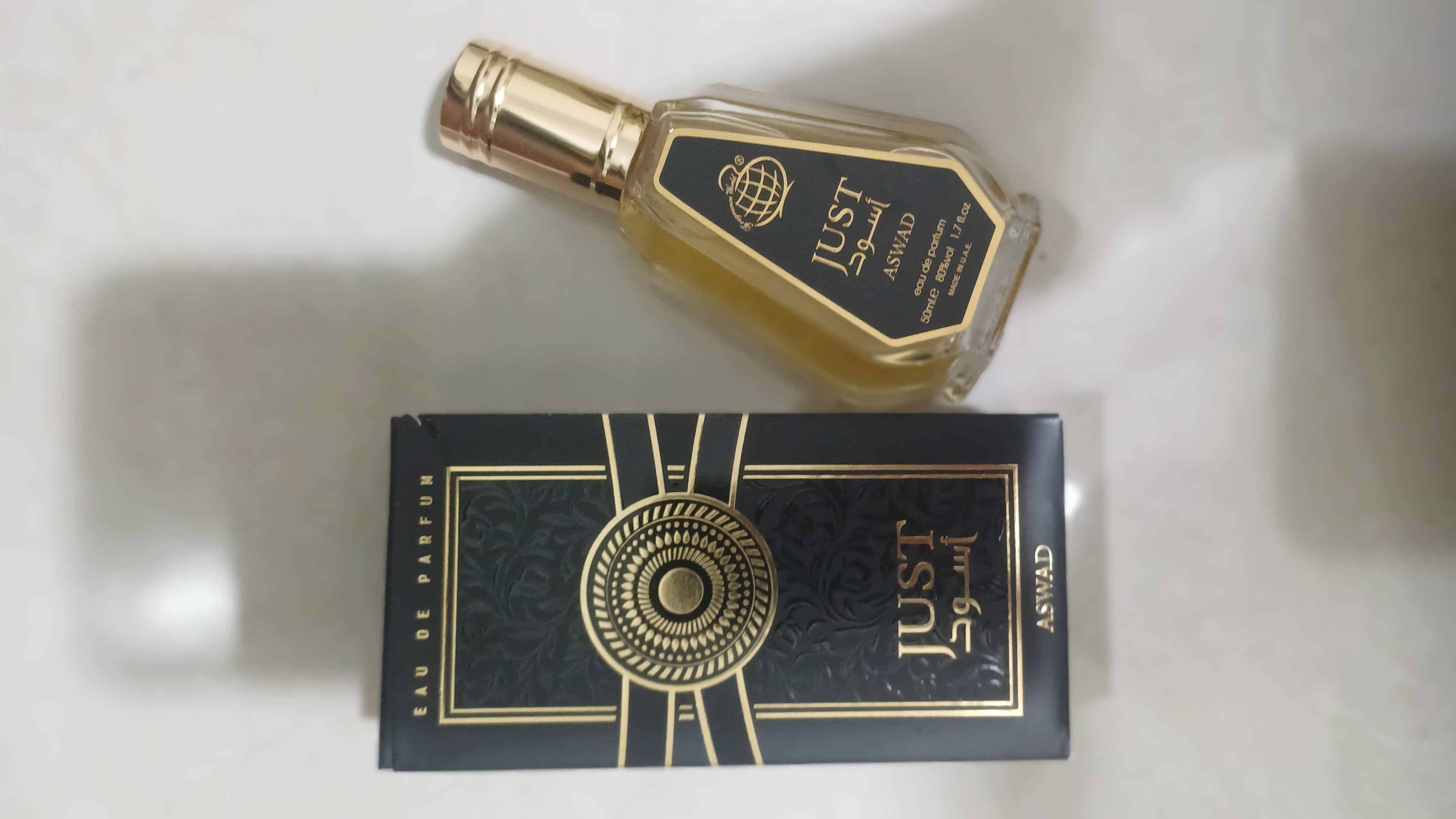 ادکلن ۵۰میل فرگرانس (جاست اسود) رایحه  اسد